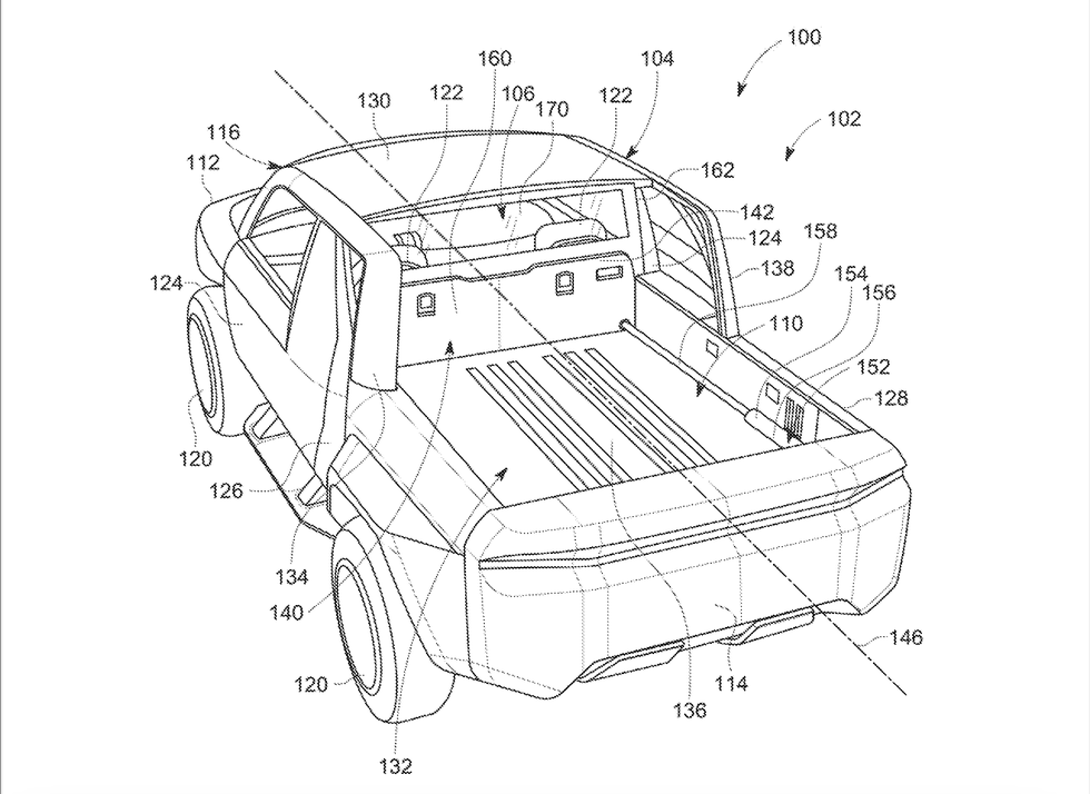 honda pickup patent drawing