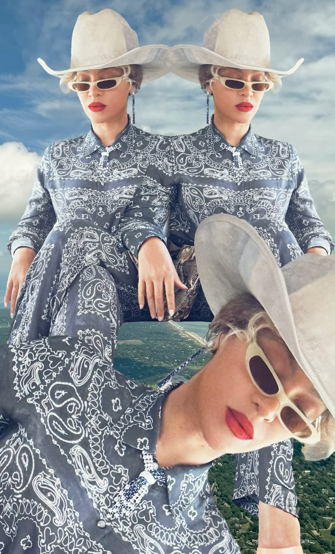 Beyoncé　Cowboy Carter　ビヨンセ　バンダナ Beyoncé Channels 