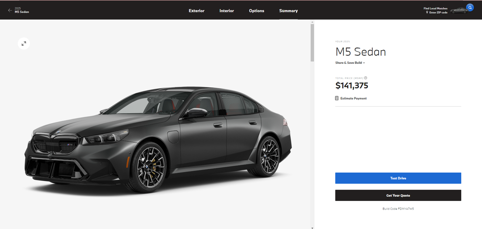 2025 BMW M5 Sedan Pricing Revealed - Here's What You Need to Know