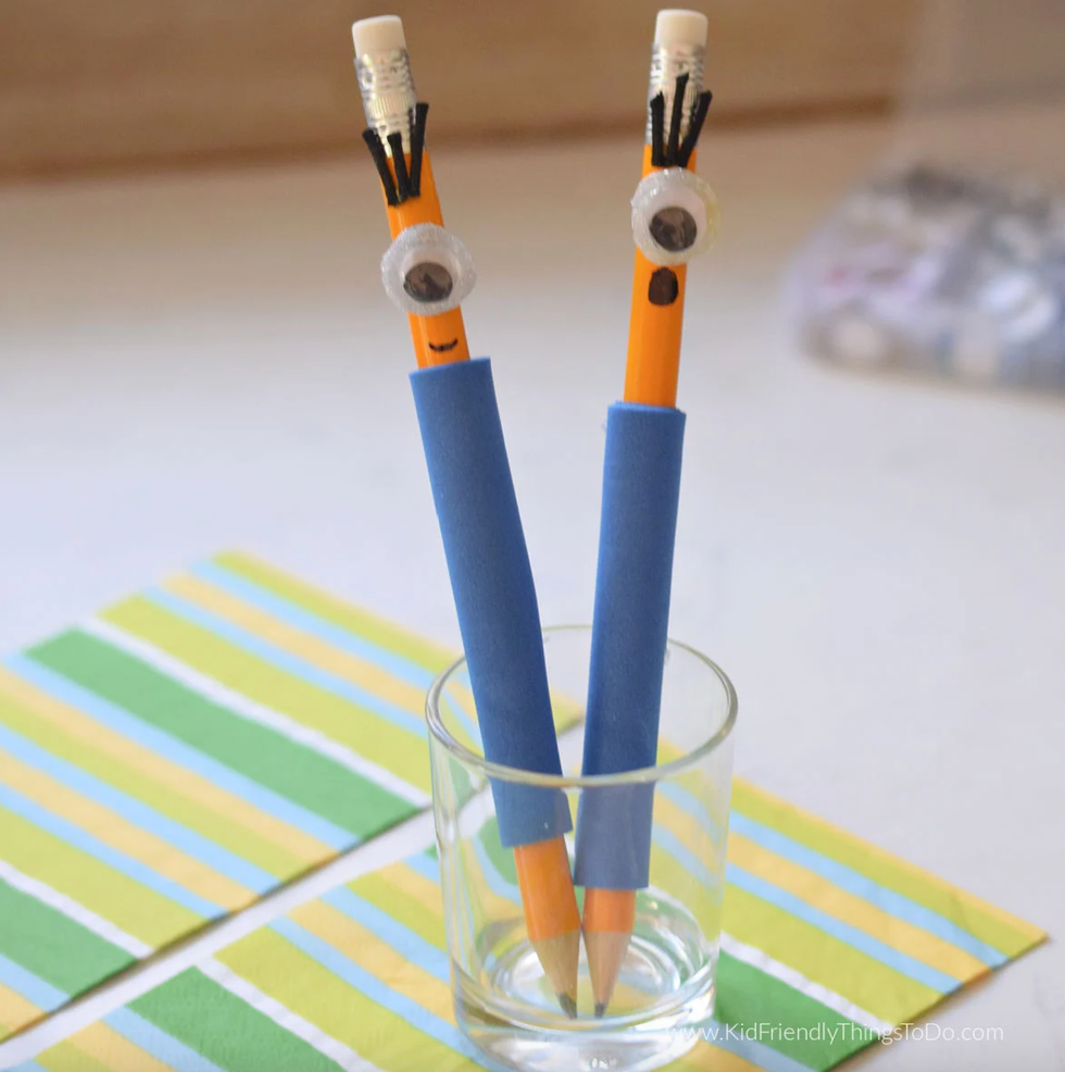 minion pencil craft