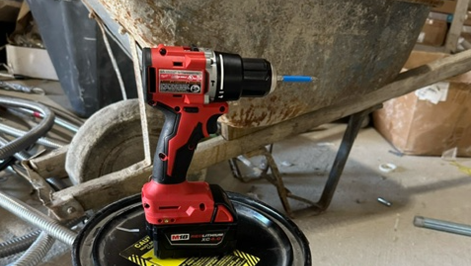 best cordless drills a cordless drill from milwaukee on a job site