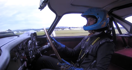 onboard of jimmie johnson in aston martin