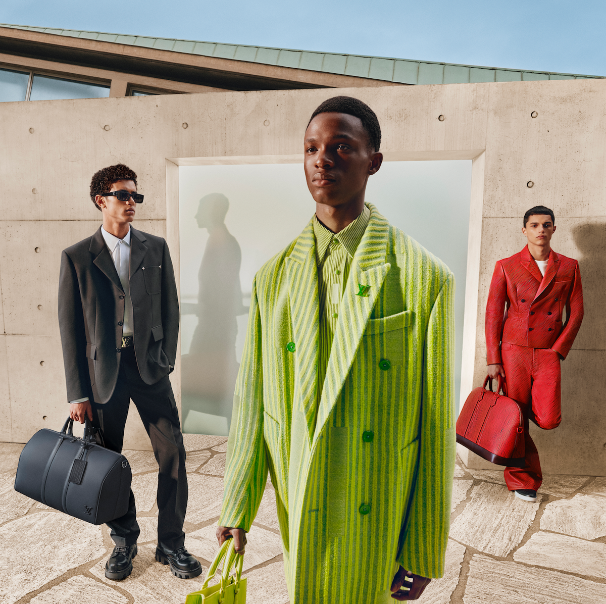 【Park Seo Boコラボ】★LOUIS VUITTON★ジャケット Pharrell Pays Homage to Park Seo-Bo in His Latest Louis