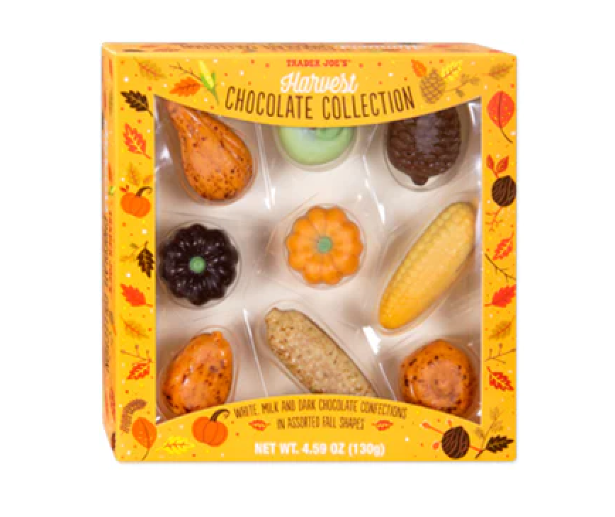trader joes harvest chocolate collection