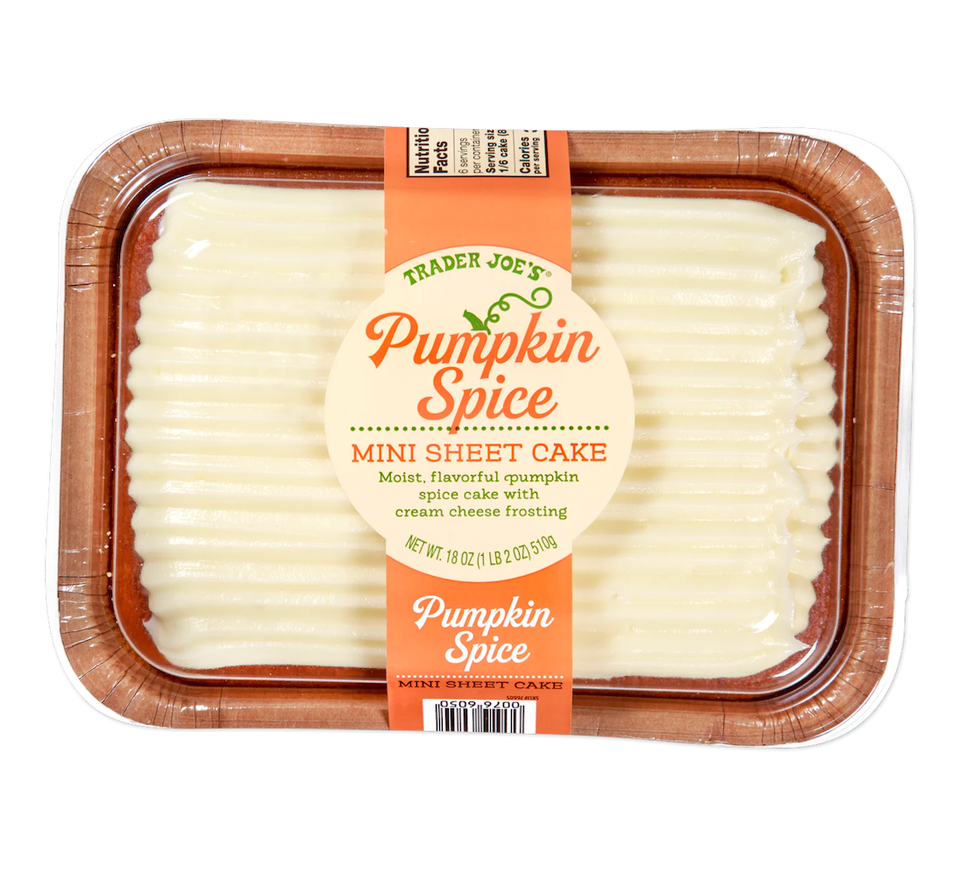 trader joes pumpkin spice cake