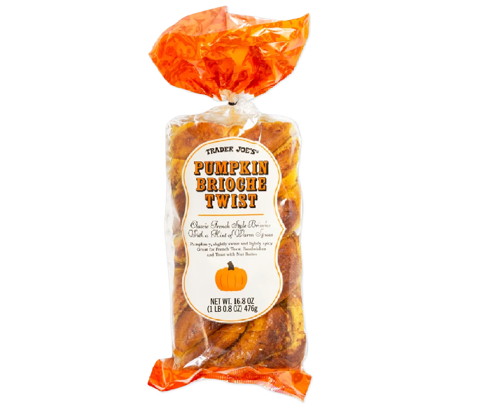 trader joes pumpkin brioche