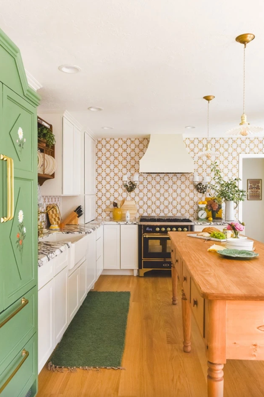vintage kitchen island