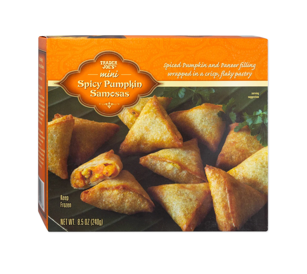 trader joes pumpkin spicy samosas