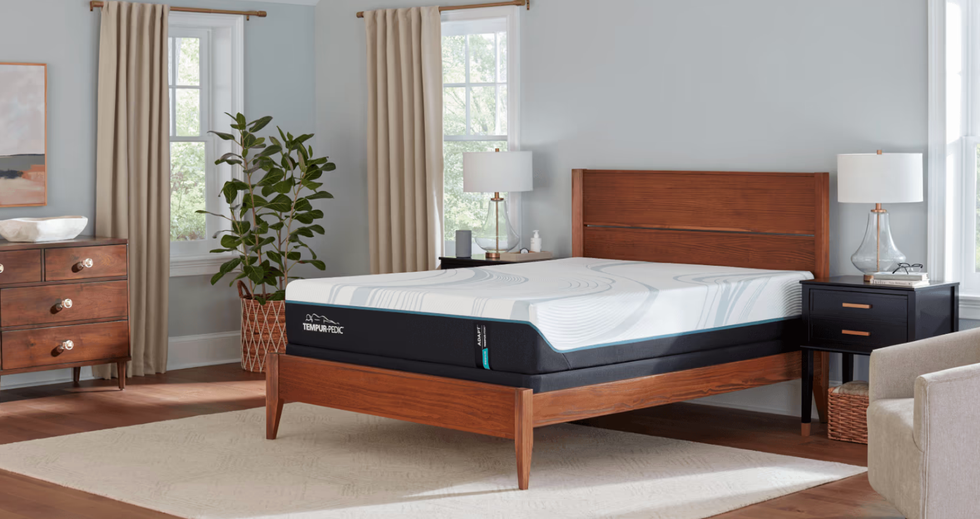 tempur adapt mattress in a bedroom setup