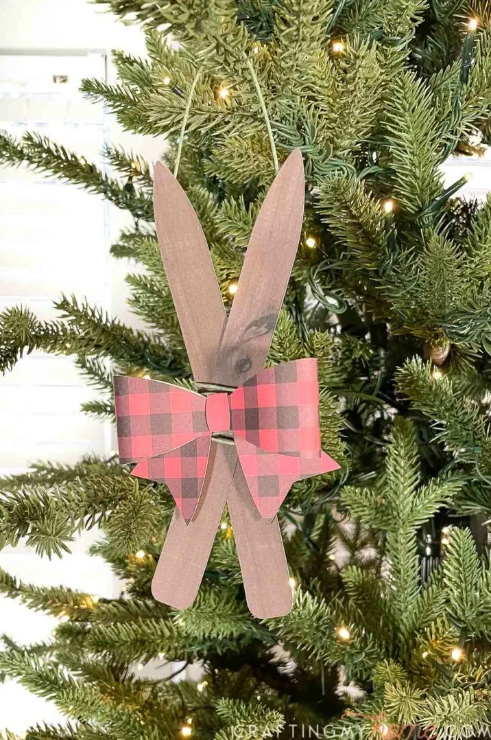 ski diy ornaments