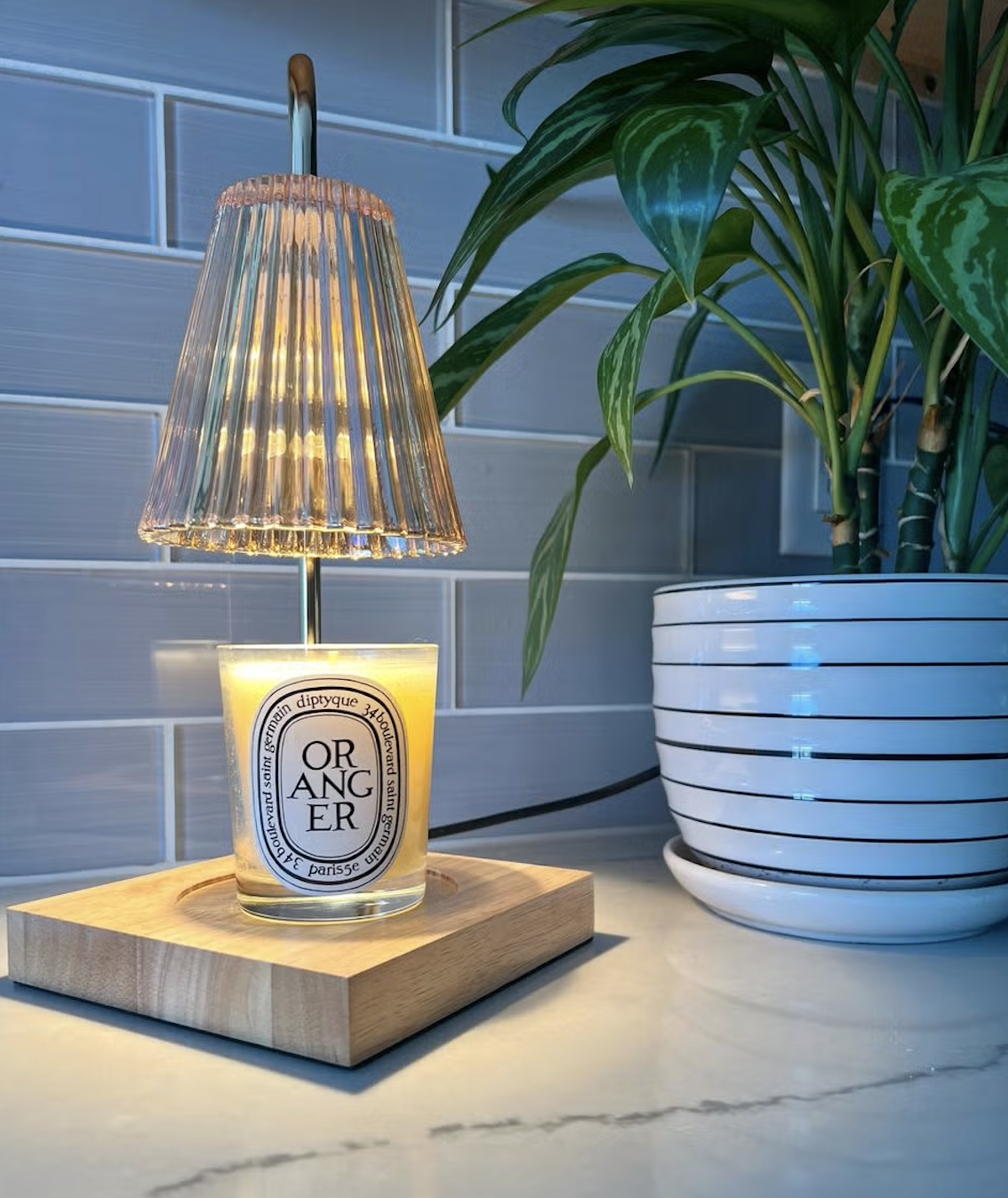 heated candle warmer