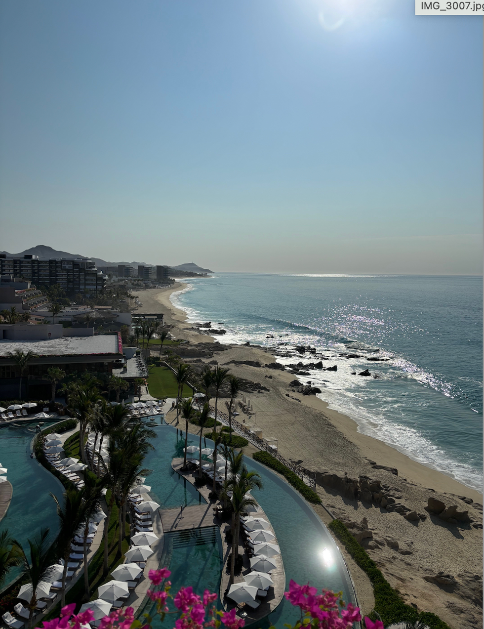 coastal view featuring a beach ocean and resort area grand velas resort los cabos mexico