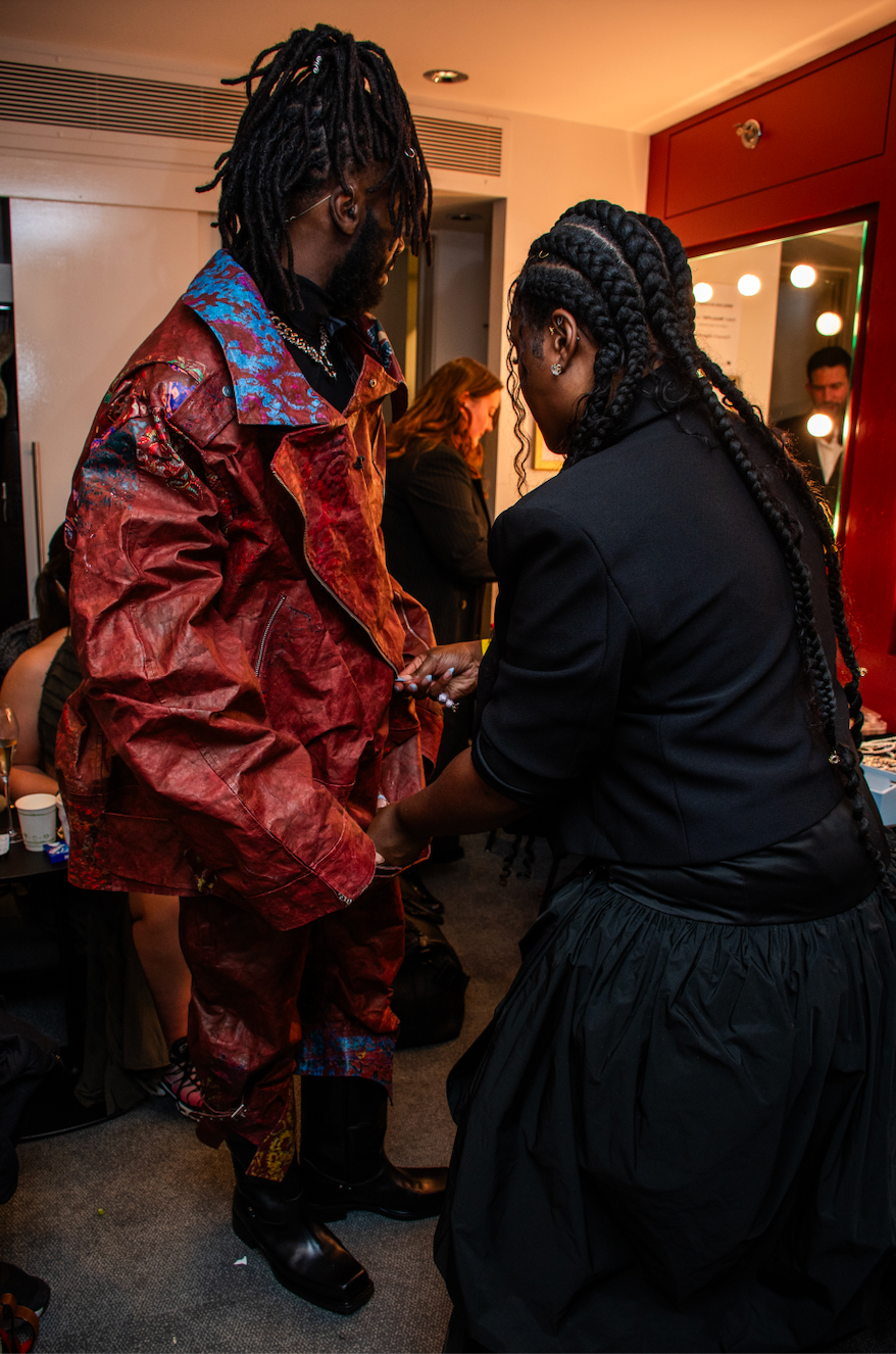 kojey radical at the fashion awards