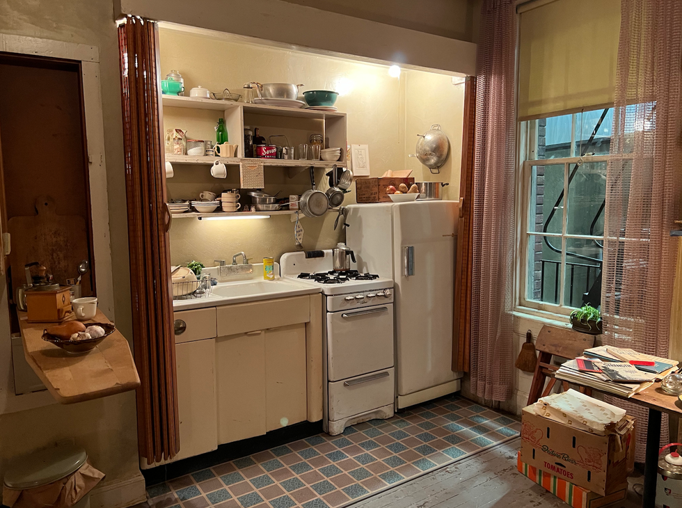 Bob Dylan apartment kitchen in New York