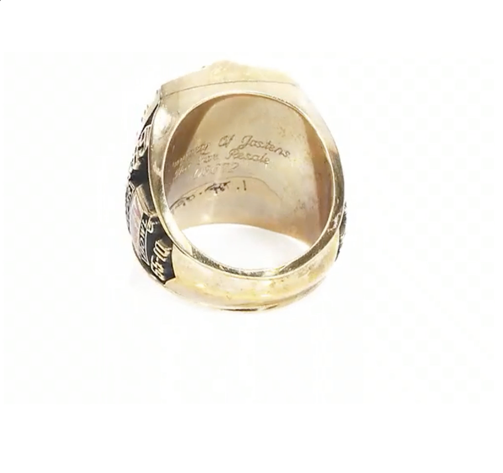 backside of 1989 super bowl ring san francisco 49ers