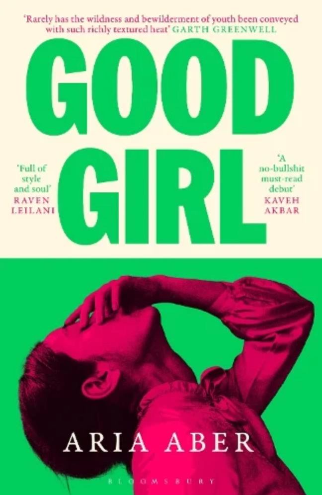 book cover featuring the title good girl by aria aber