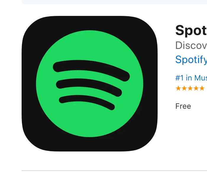 spotify app icon green on black background