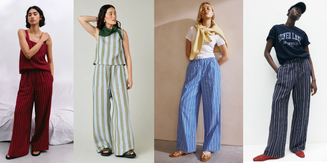 striped trousers