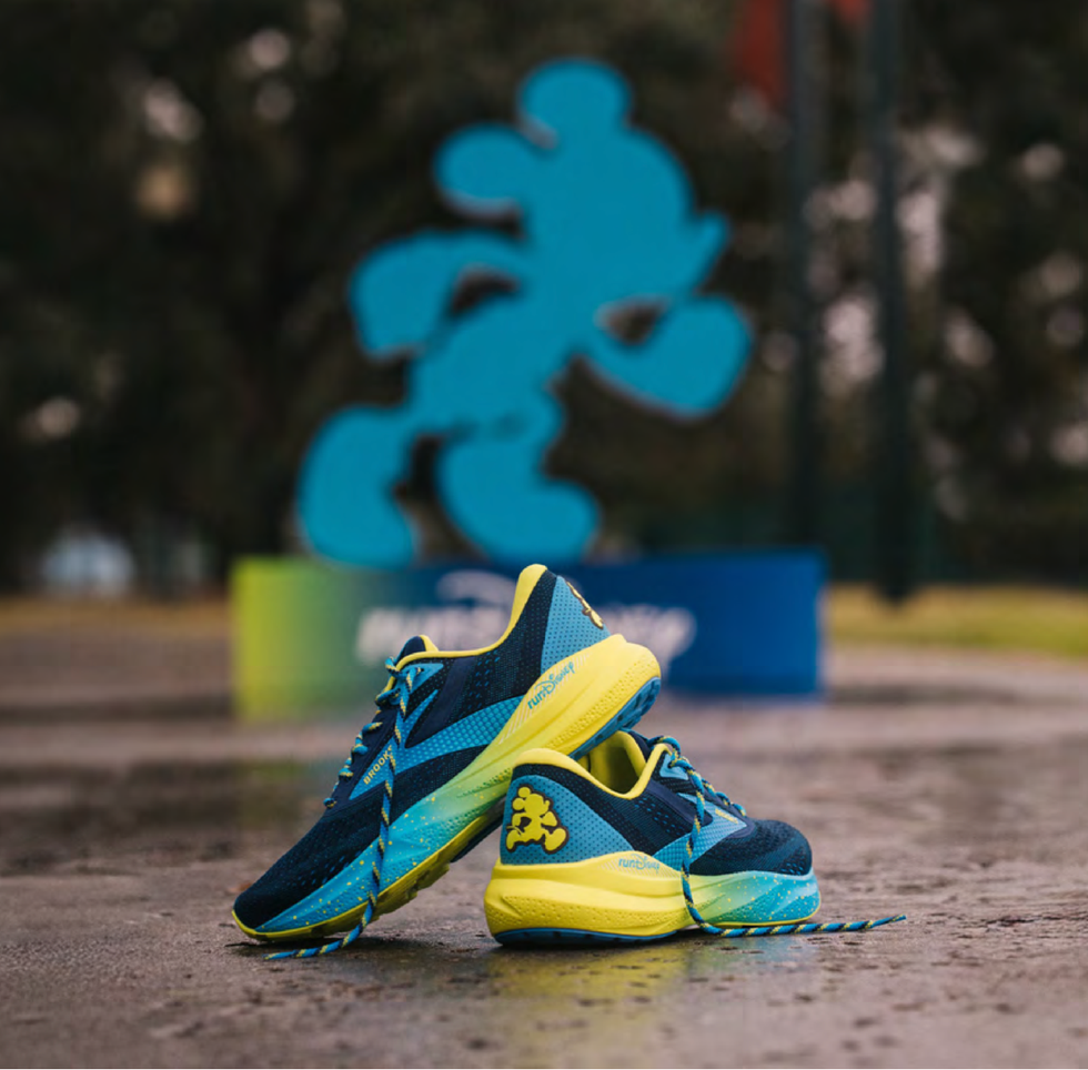 the brooks x rundisney adrenaline gts 24 sneakers.