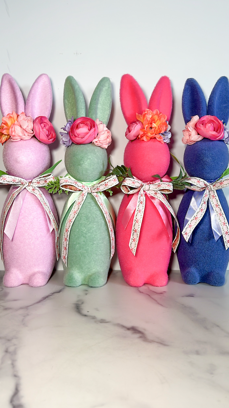 flocked bunnies