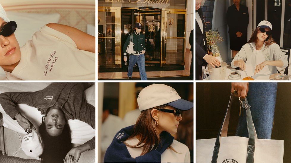 spory & rich x le bristol paris hotel merchandise collaboration
