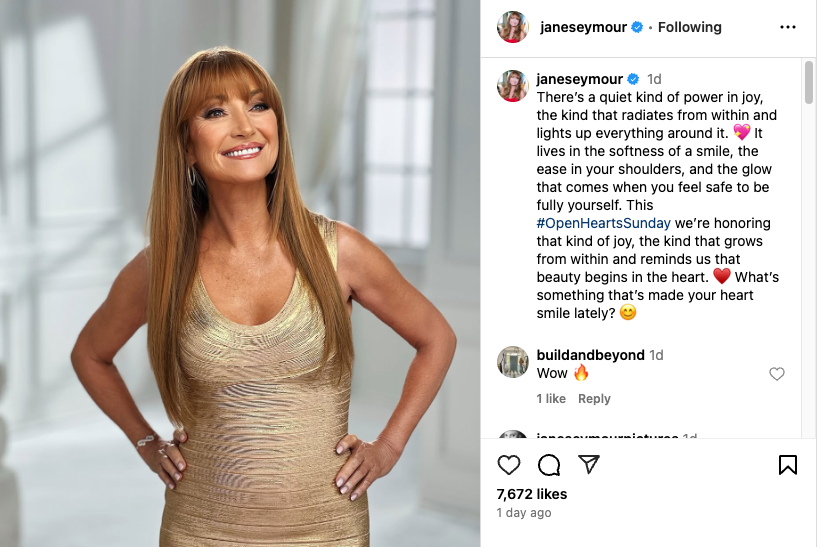 jane seymour gold dust bronde hair