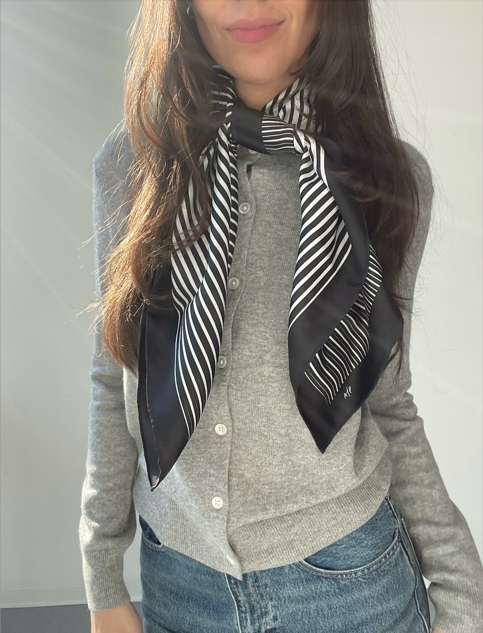 stripe scarf