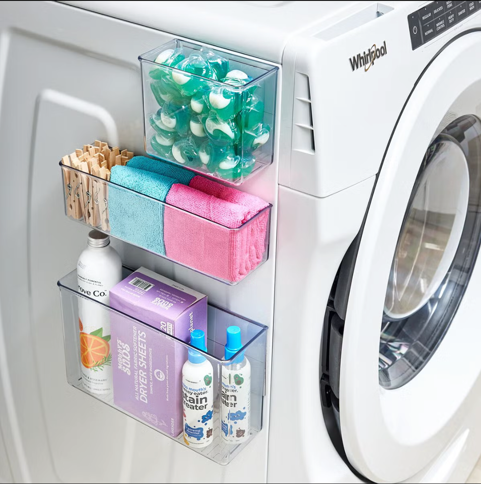 idesign small magnetic bin clear