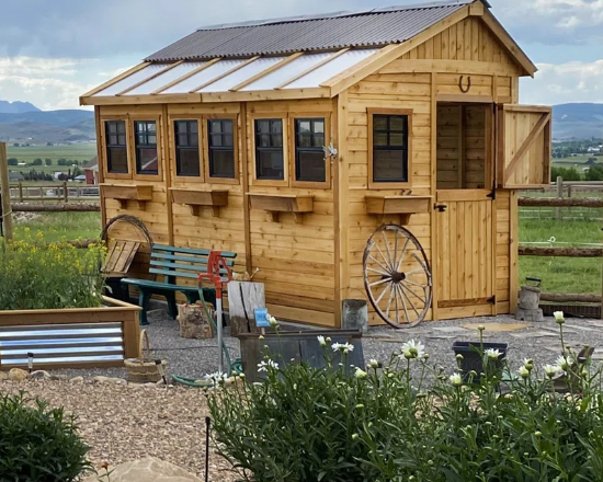 Wayfair's Adorable Garden Shed Is Giving 'Little House on the Prairie'—And Ships For Free