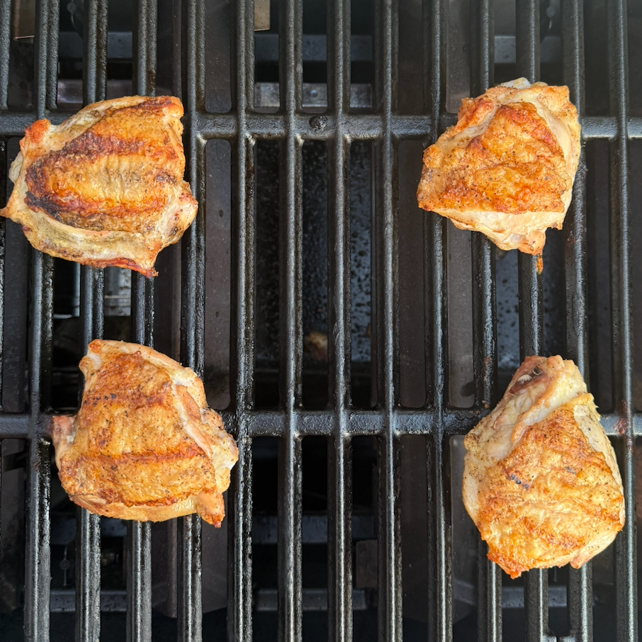 chicken thighs on a grill chicken thighs on a grill
