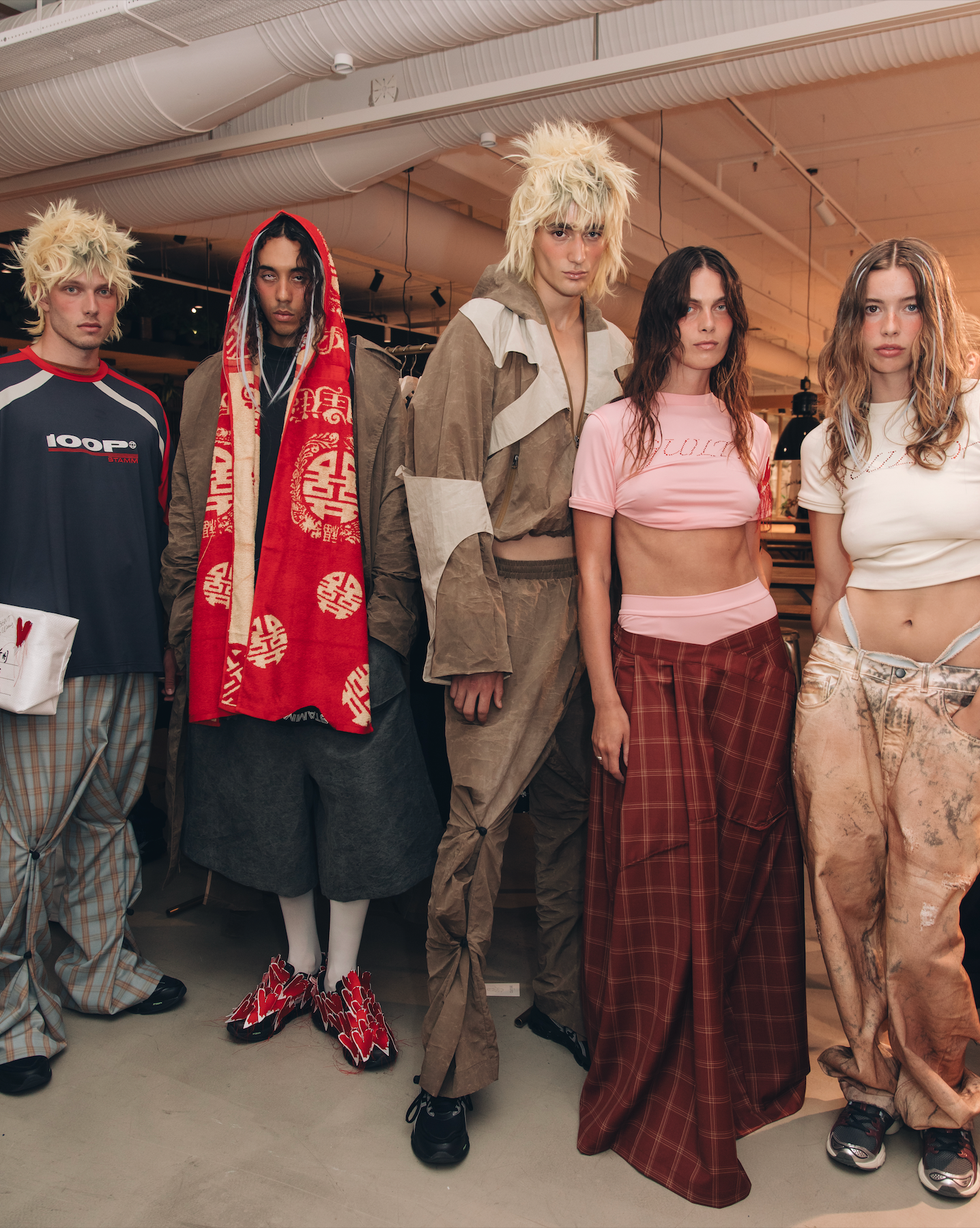 stamm spring/summer 2025 show backstage at cphfw﻿
