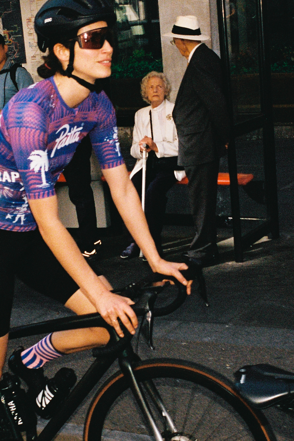 Campaign images of the Rapha and Patta collection from 2025