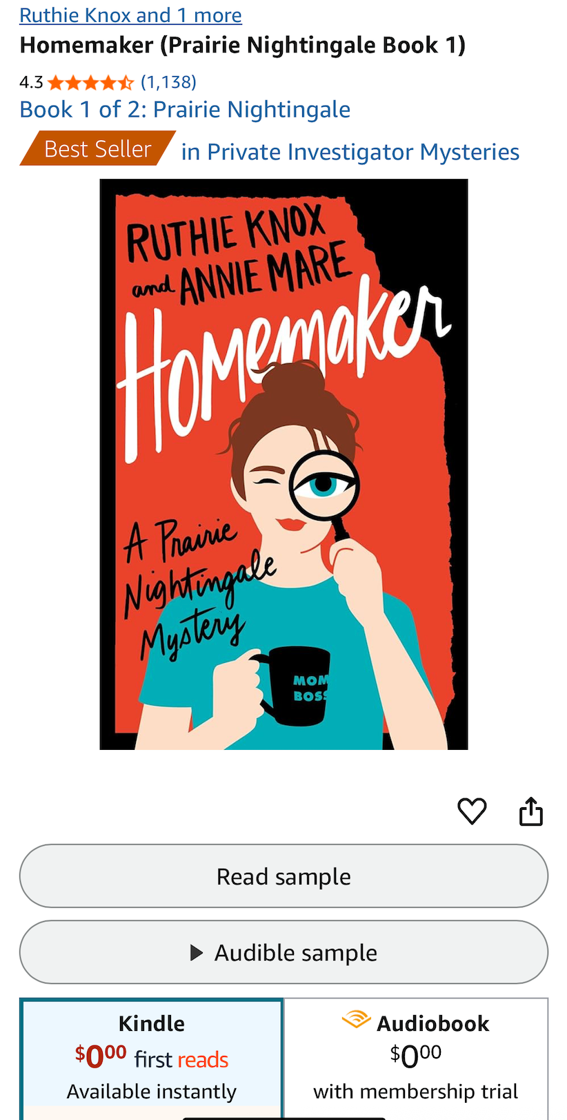 cover of the book homemaker by ruthie knox and annie mare