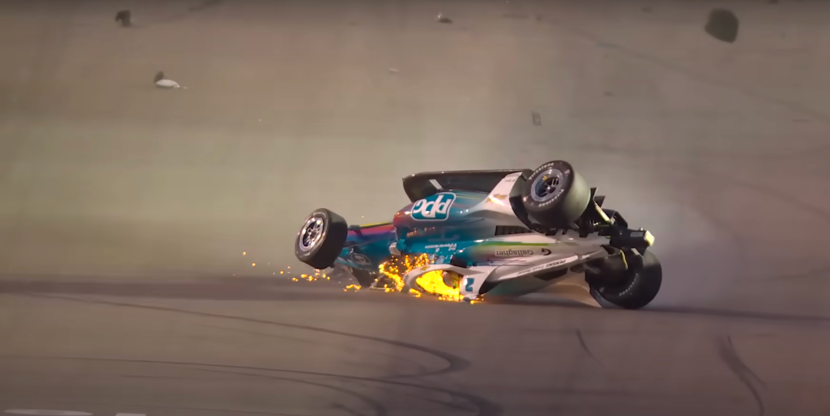 Josef Newgarden Is Okay Following Airborne Flip in IndyCar's First Short Oval Race of the Season