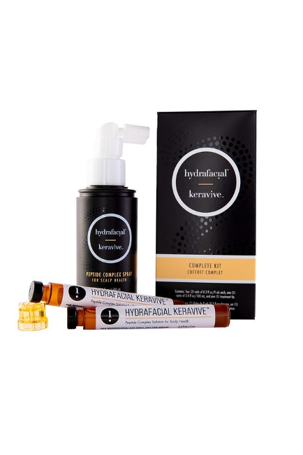keravive scalp health complete kit with peptide complex spray and vials