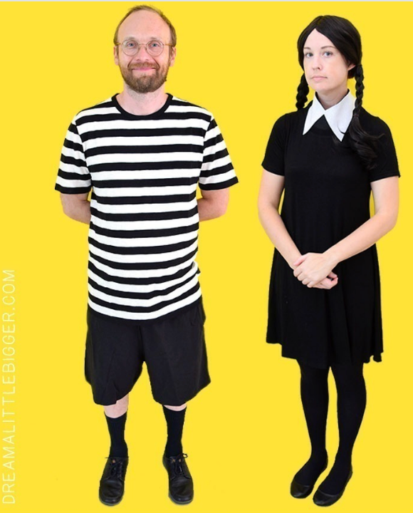 costume representation of characters in contrasting styles