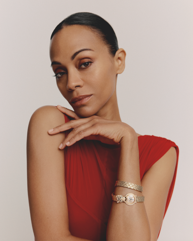 zoe saldana cartier campaign
