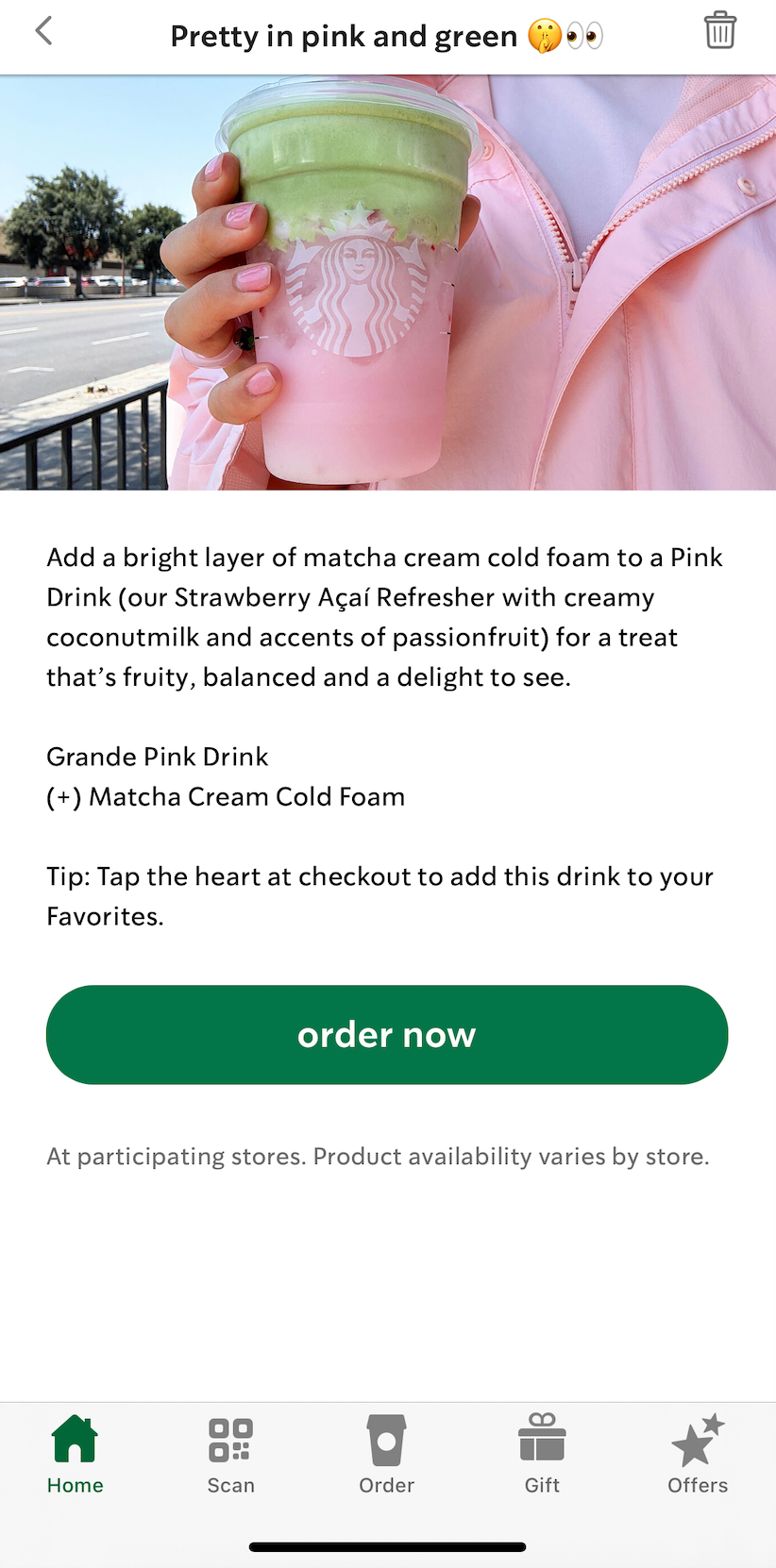 starbucks secret menu