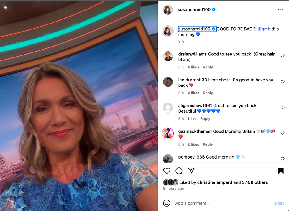 susannah reid new term blonde hair