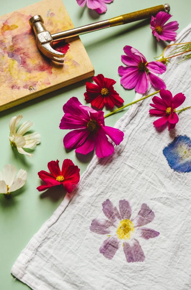 pressed flowers
