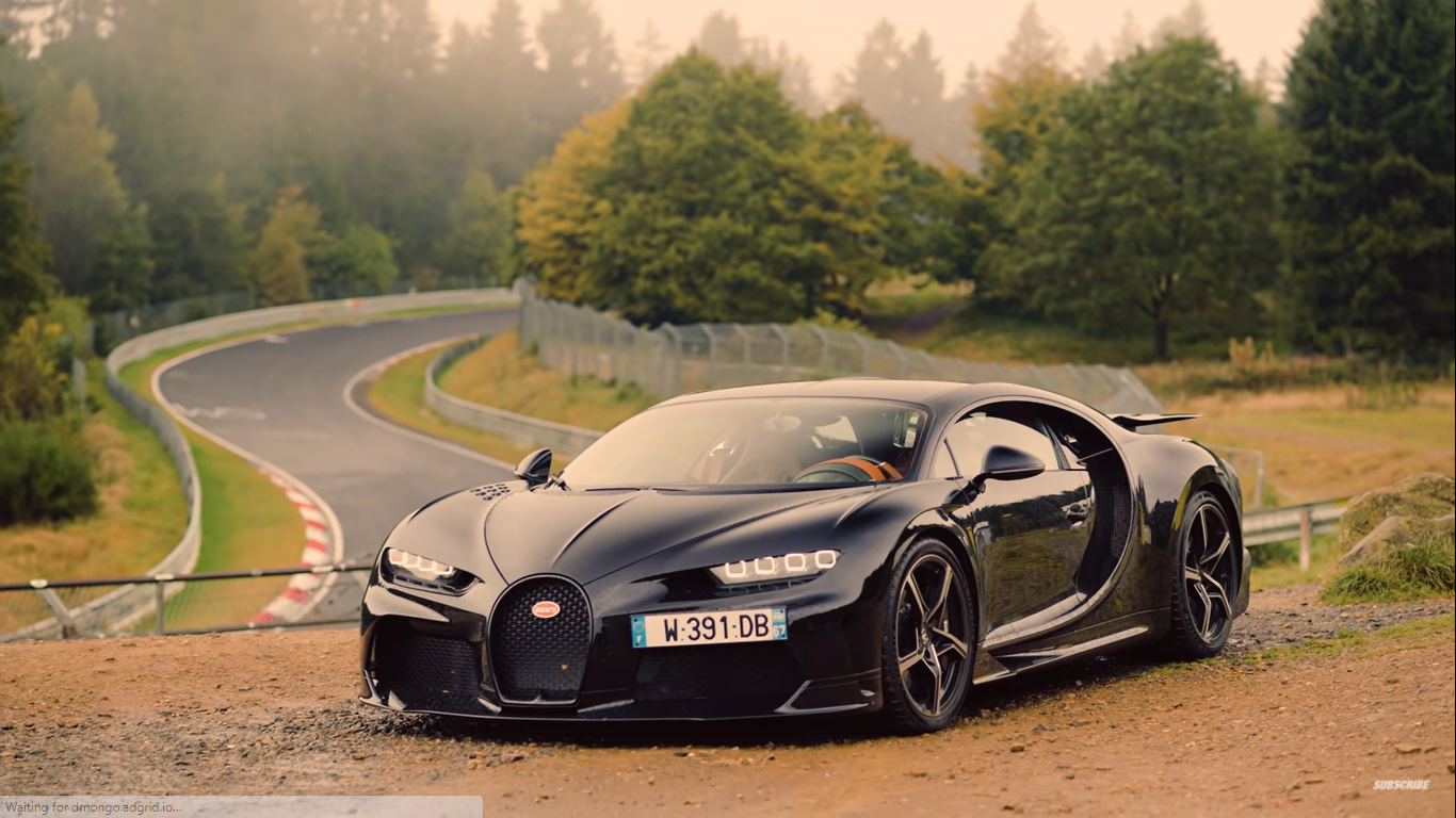 jacked up bugatti