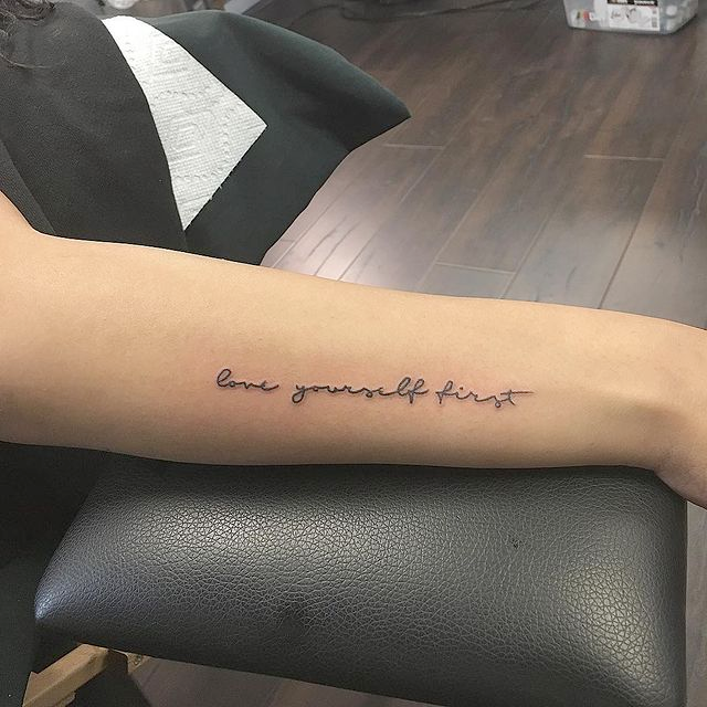 66 Meaningful Oneword Tattoos That Say A Million Things