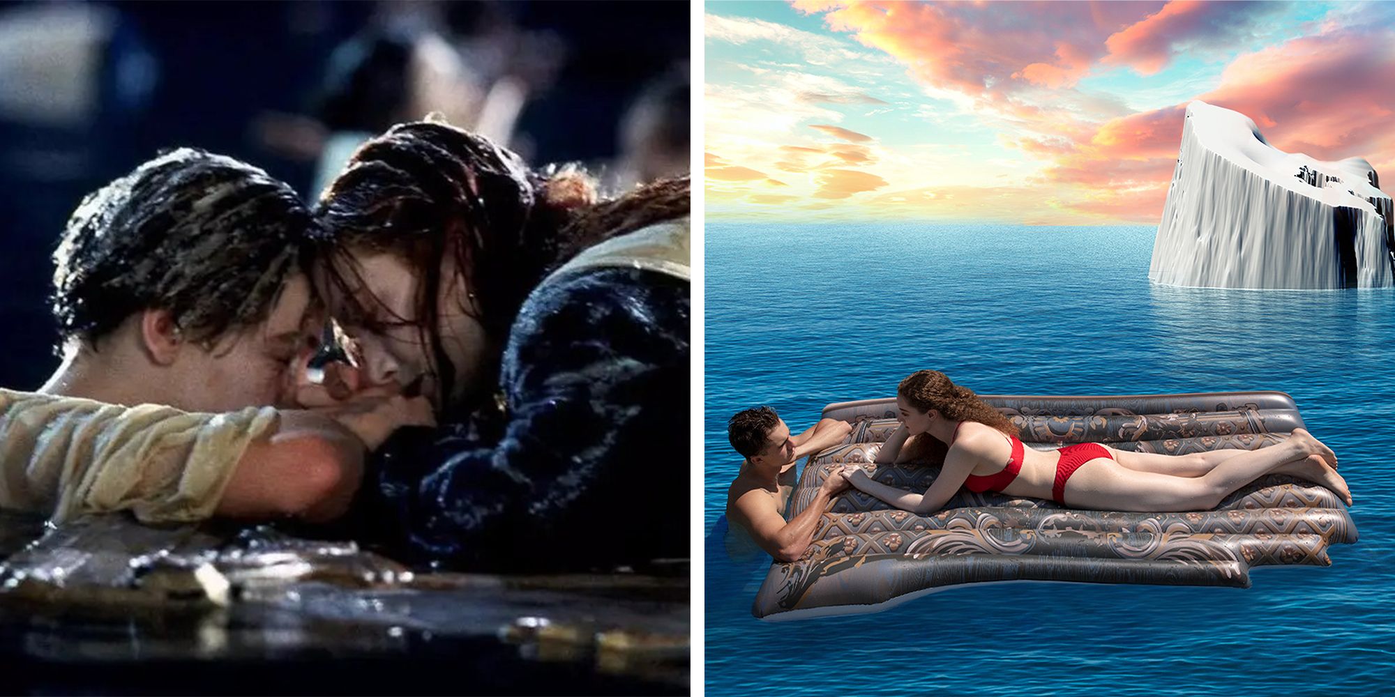 This New 'Titanic' Door-Shaped Pool Float Holds TWO People — Ahem, Rose