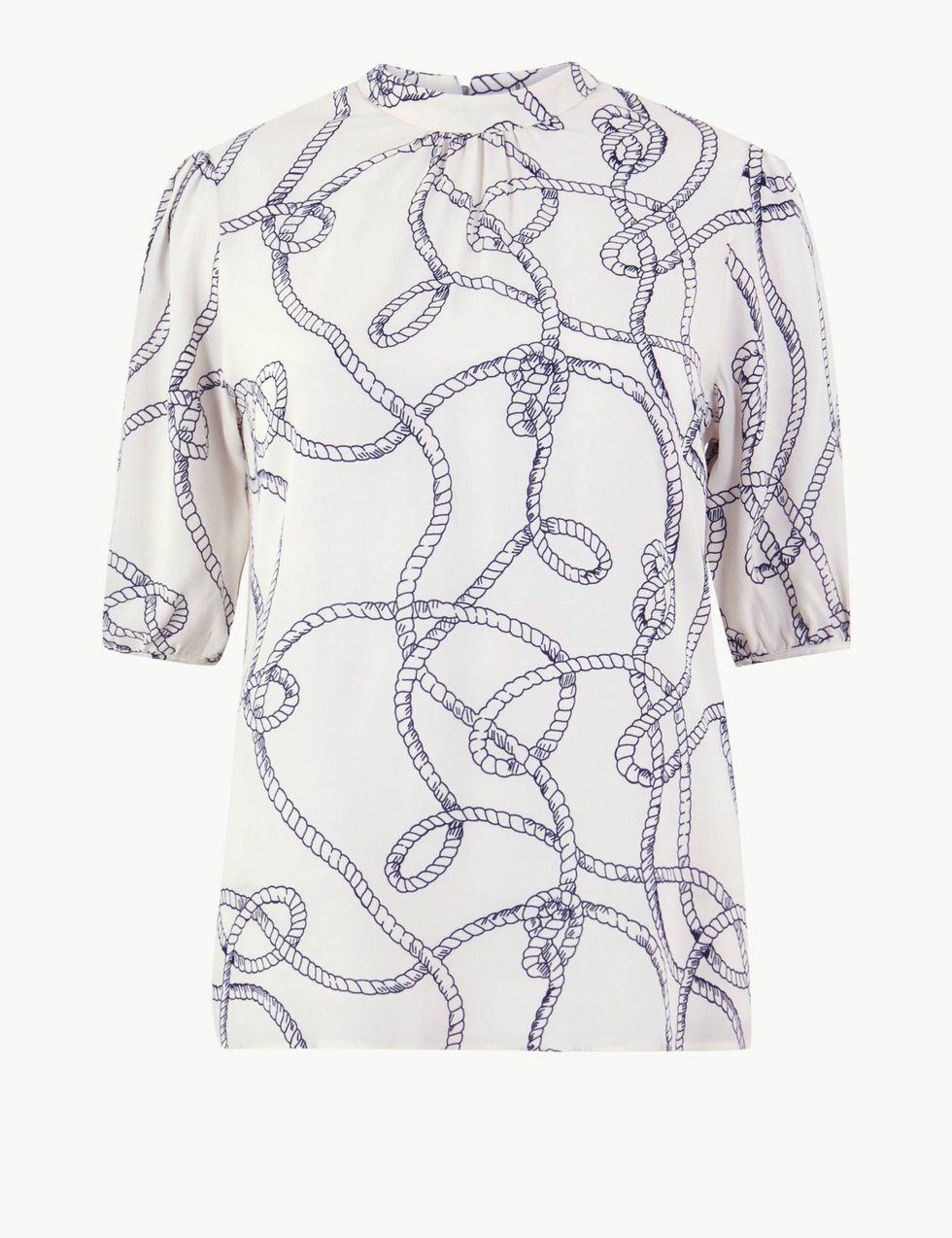 We're loving Ruth Langsford's on-trend £19.99 rope-print Zara shirt
