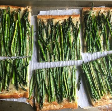 chive and asparagus tart