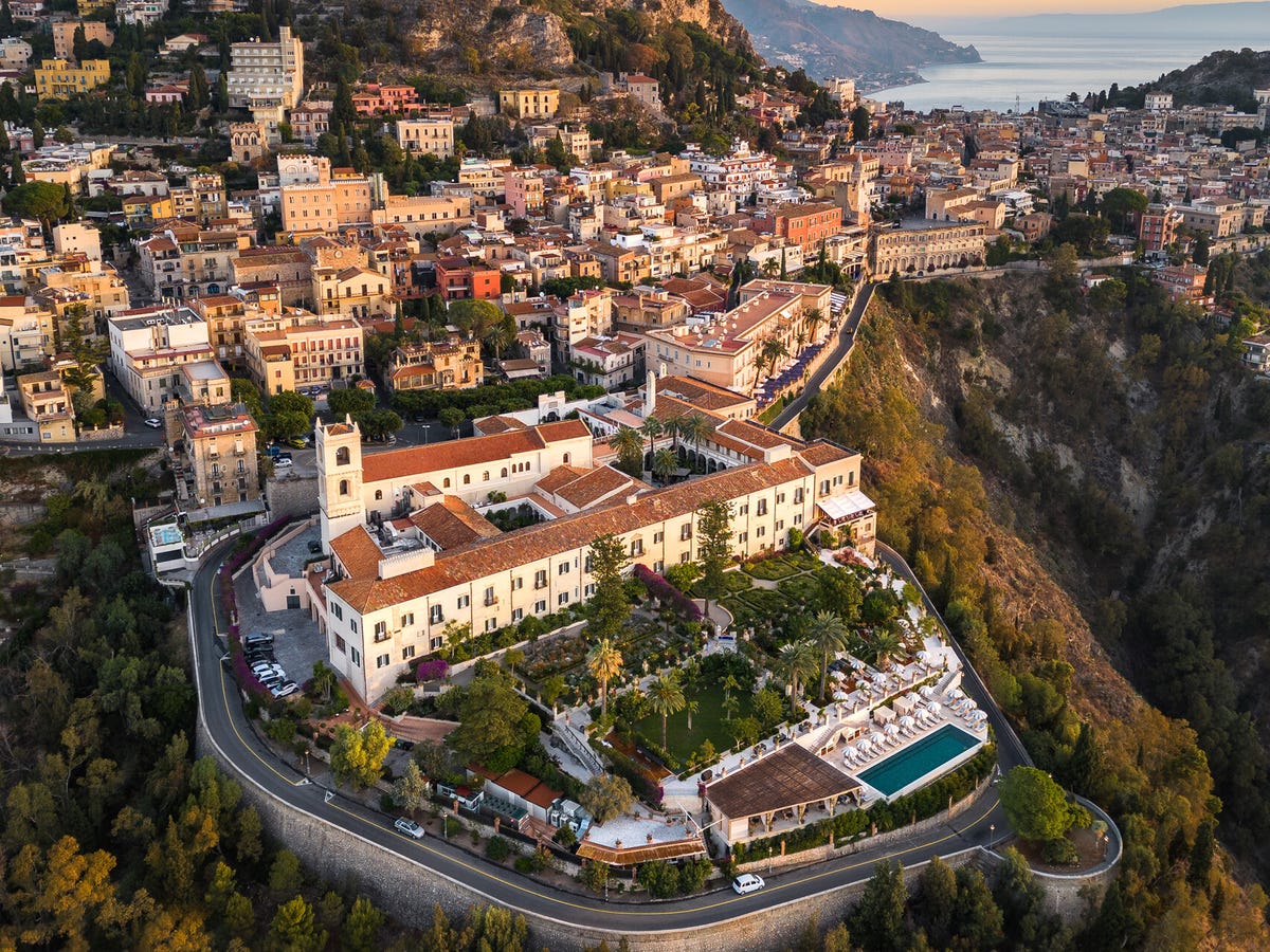 The Four Seasons Hotel San Domenico Palace, where “White Lotus” was filmed, is a true piece of luxury