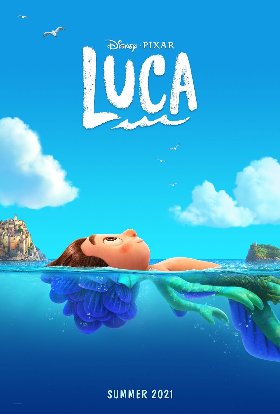 luca poster disney plus