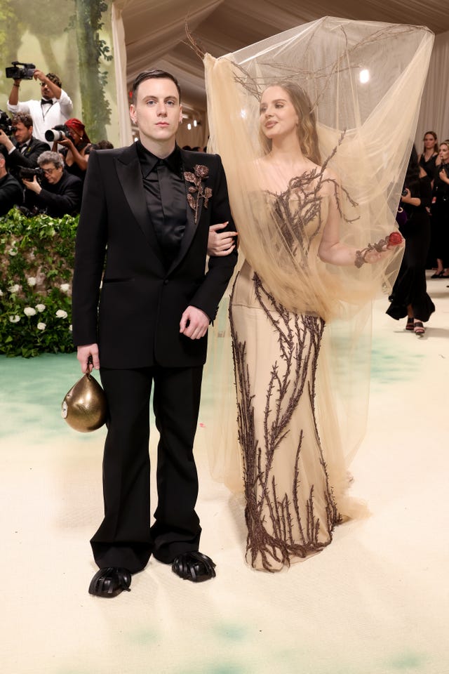 Lana Del Rey Wears Branch and Veil Dress at Met Gala 2024