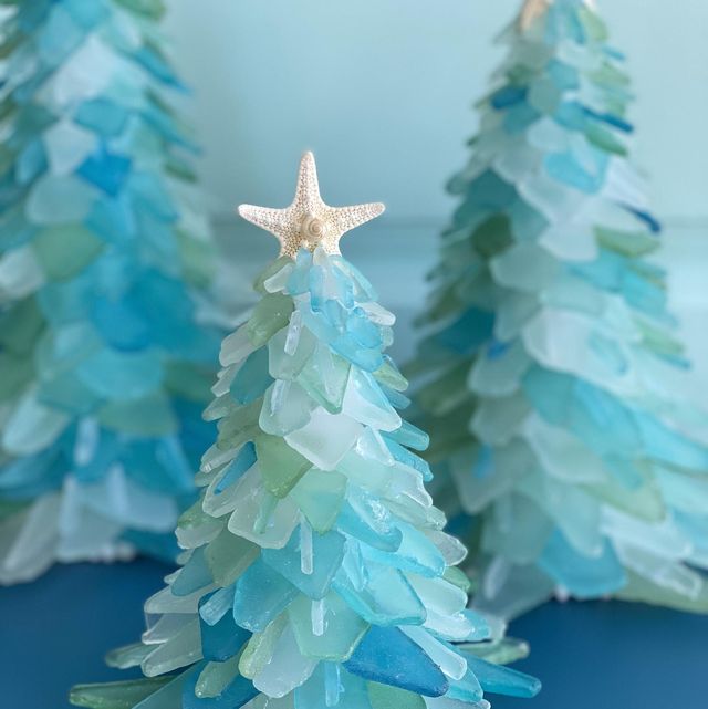 These Sea Glass Christmas Trees Will Transform Your Home into a ...