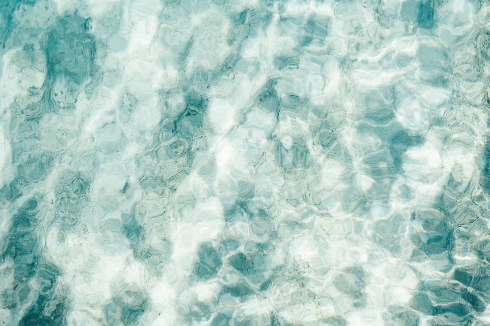 sea with a crystal clear water
